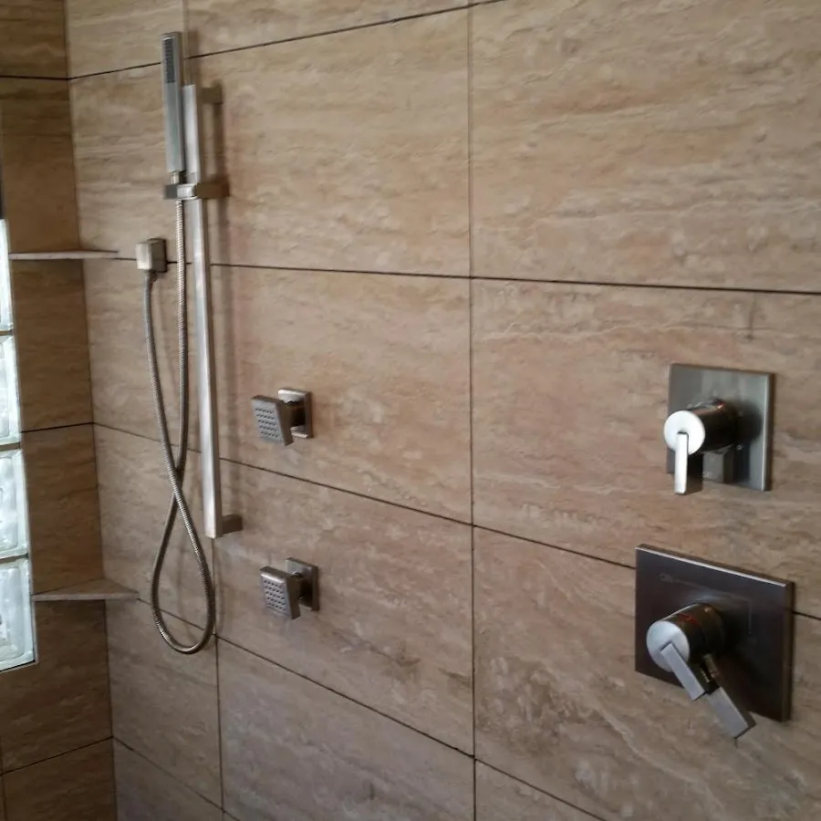 Shower fixture installation for Water Heater Replacement in Moline